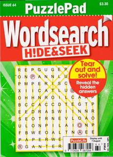 Puzzlelife Ppad Wordsearch H&S Magazine Issue NO 64