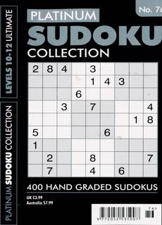 Sudoku Platinum Collection Magazine Issue NO 76