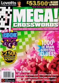 Lovatts Mega Crosswords Magazine Issue NO 98