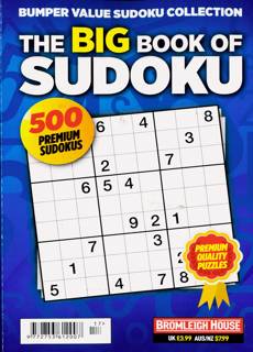 Big Book Of Sudoku Magazine Issue NO 17
