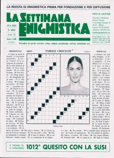 La Settimana Enigmistica Magazine Issue NO 4865