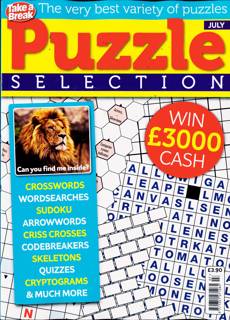Take A Break Puzzle Selection Magazine Issue NO 7