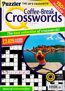 Puzzler Q Coffee Break Crossw Magazine Issue NO 159