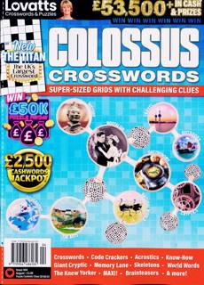 Lovatts Colossus Crossword Magazine Issue NO 404