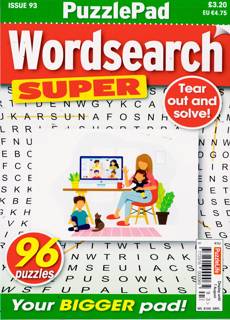 Puzzlelife Wordsearch Super Magazine Issue NO 93
