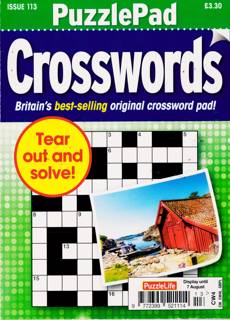 Puzzlelife Ppad Crossword Magazine Issue NO 113