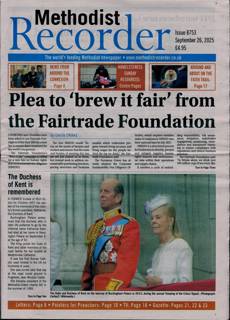 Methodist Recorder Magazine Issue 26/09/2025