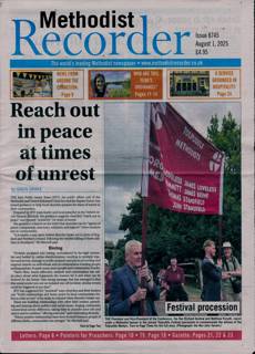 Methodist Recorder Magazine Issue 01/08/2025