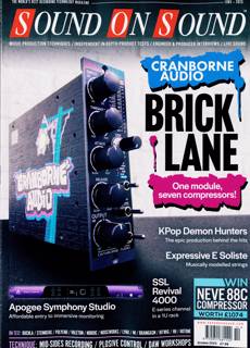 Sound On Sound Magazine Issue OCT 25