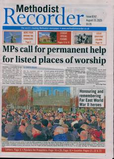 Methodist Recorder Magazine Issue 15/08/2025
