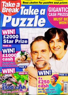 Take A Break Take A Puzzle Magazine Issue NO 7