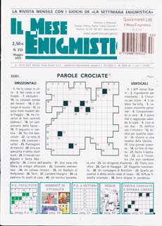 Il Mese Enigmistico Magazine Issue NO253