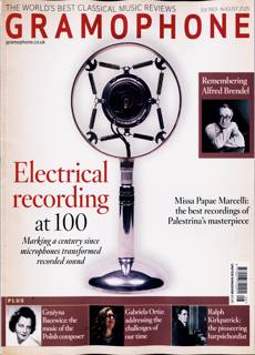 Gramophone Monthly Magazine Issue AUG 25