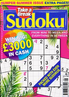 Take A Break Sudoku Magazine Issue NO 8