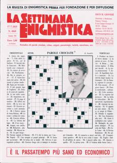 La Settimana Enigmistica Magazine Issue NO 4869