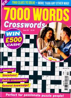 7000 Word Crosswords Magazine Issue NO 50