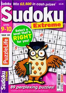 Puzzlelife Sudoku L9&10 Magazine Issue NO 109