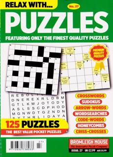Relax With Puzzles Magazine Issue NO 27