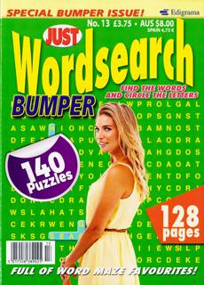 Just Wordsearch Bumper Magazine Issue NO 13