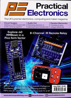 Practical Electronics Magazine Issue AUG 25