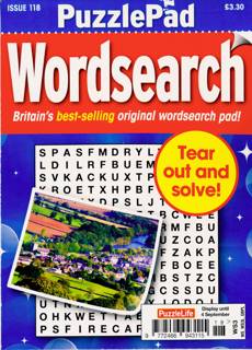 Puzzlelife Ppad Wordsearch Magazine Issue NO 118