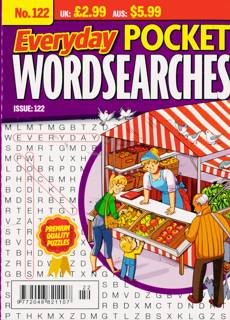 Everyday Pocket Wordsearch Magazine Issue NO 122