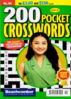 200 Pocket Crosswords Magazine Issue NO 94
