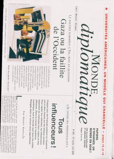 Le Monde Diplomatique Magazine Issue NO 855