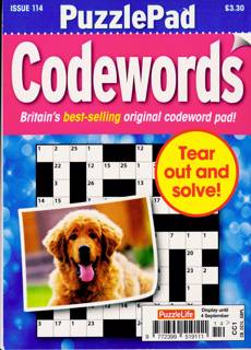 Puzzlelife Ppad Codewords Magazine Issue NO 114