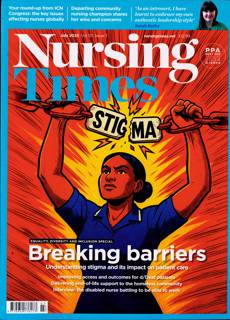 Nursing Times Magazine Issue JUL 25