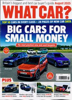 What Car Magazine Issue AUG 25