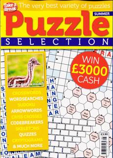 Take A Break Puzzle Selection Magazine Issue NO 8