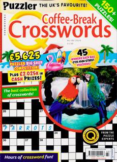 Puzzler Q Coffee Break Crossw Magazine Issue NO 160