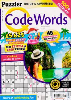 Puzzler Q Code Words Magazine Issue NO 527