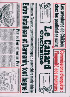 Le Canard Enchaine Magazine Issue NO5454