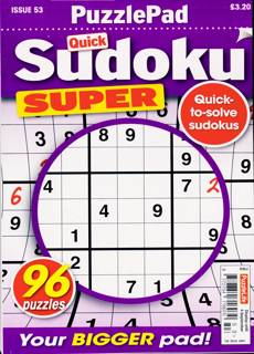 Puzzlelife Sudoku Super Magazine Issue NO 53