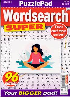 Puzzlelife Wordsearch Super Magazine Issue NO 94
