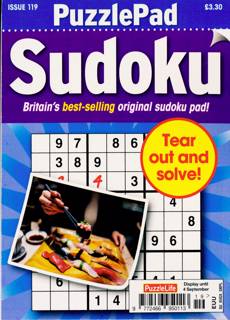 Puzzlelife Ppad Sudoku Magazine Issue NO 119
