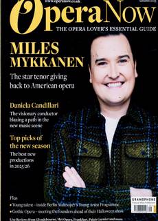 Opera Now Magazine Issue AUTUMN