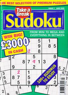 Take A Break Sudoku Magazine Issue NO 7