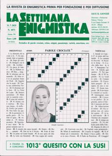 La Settimana Enigmistica Magazine Issue NO 4871