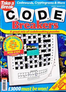Take A Break Codebreakers Magazine Issue NO 8