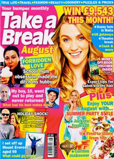 Take A Break Monthly Magazine Issue AUG 25