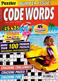 Puzzler Codewords Magazine Issue NO 355