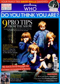 Who Do You Think You Are Magazine Issue AUG 25