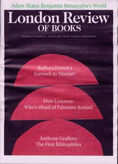 London Review Of Books Magazine Issue VOL47/13