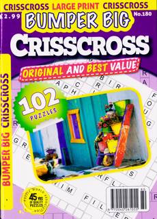Bumper Big Criss Cross Magazine Issue NO 180