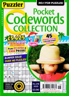 Puzzler Q Pock Codewords C Magazine Issue NO 218