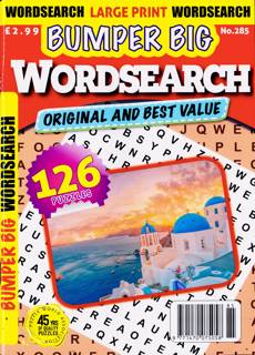 Bumper Big Wordsearch Magazine Issue NO 285