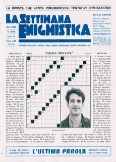La Settimana Enigmistica Magazine Issue NO 4870